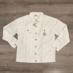 Pusheen Cat White Jean Jacket Women’s Size Large